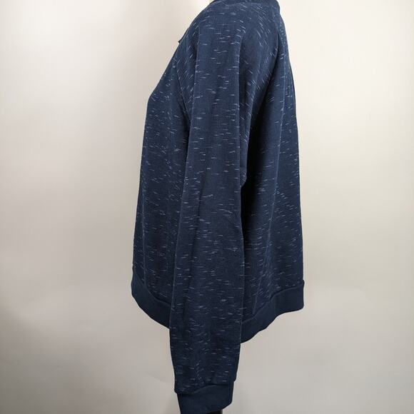 Womens Large V-Neck Sweater Stars Above Cozy Long Sleeve Baggy Comfy Crop - Picture 2 of 9